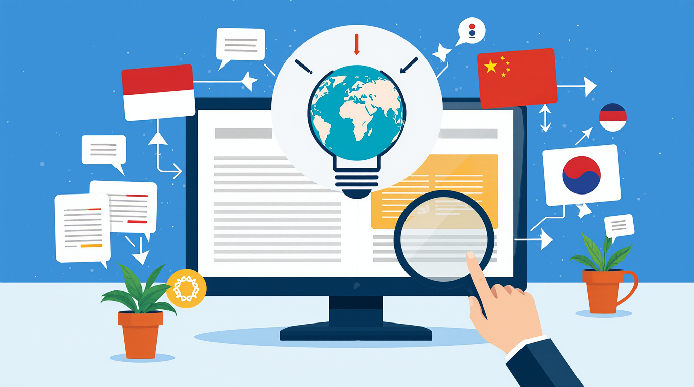 다국어 번역 플로우